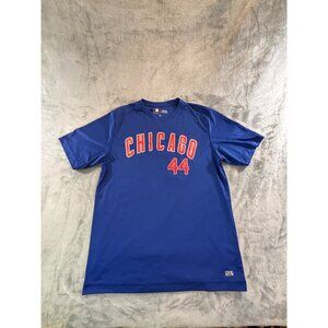 Chicago Cubs shirt men's large Rizzo #44 TX3 Cool MLB Offical Shirt